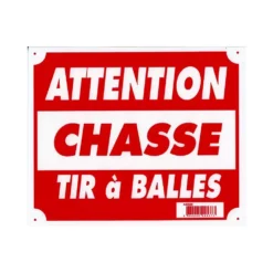 Panneau Attention Chasse