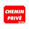 Panneau Chemin Privé