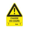 Panneau Chasse En Cours 100 X 70 -Chasse Vêtements Boutique panneau jour de chasse 60x40 1