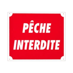 Panneau Pêche Interdite
