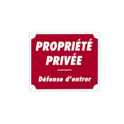Panneau Propriété Privée
